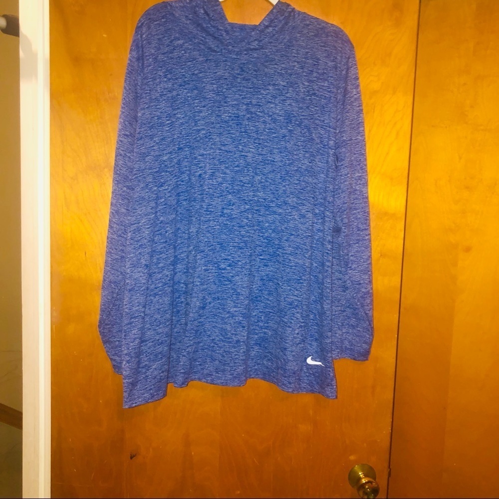 WOMEN nike purple hoody top shirt 3x
